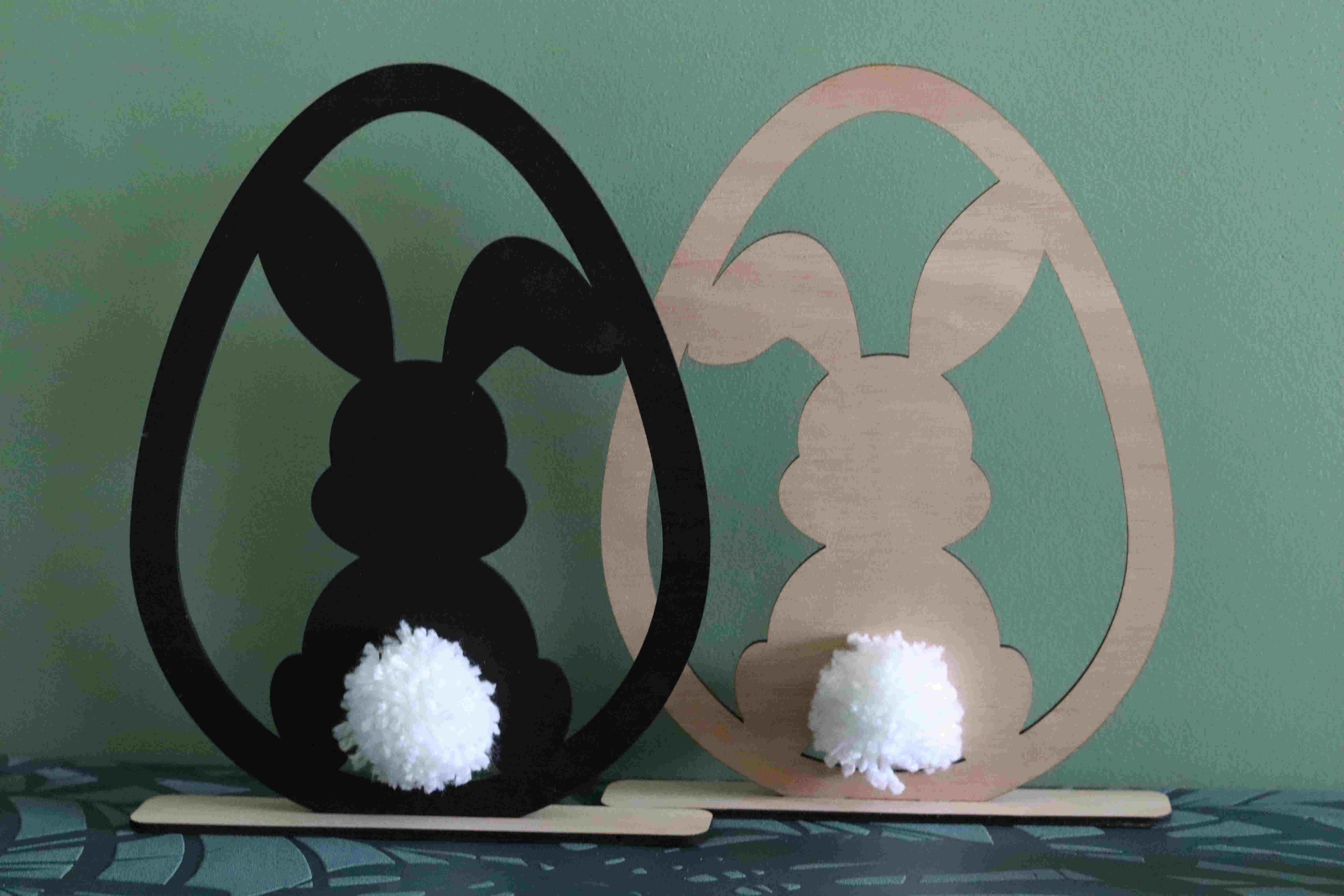 Paashaas met standaard