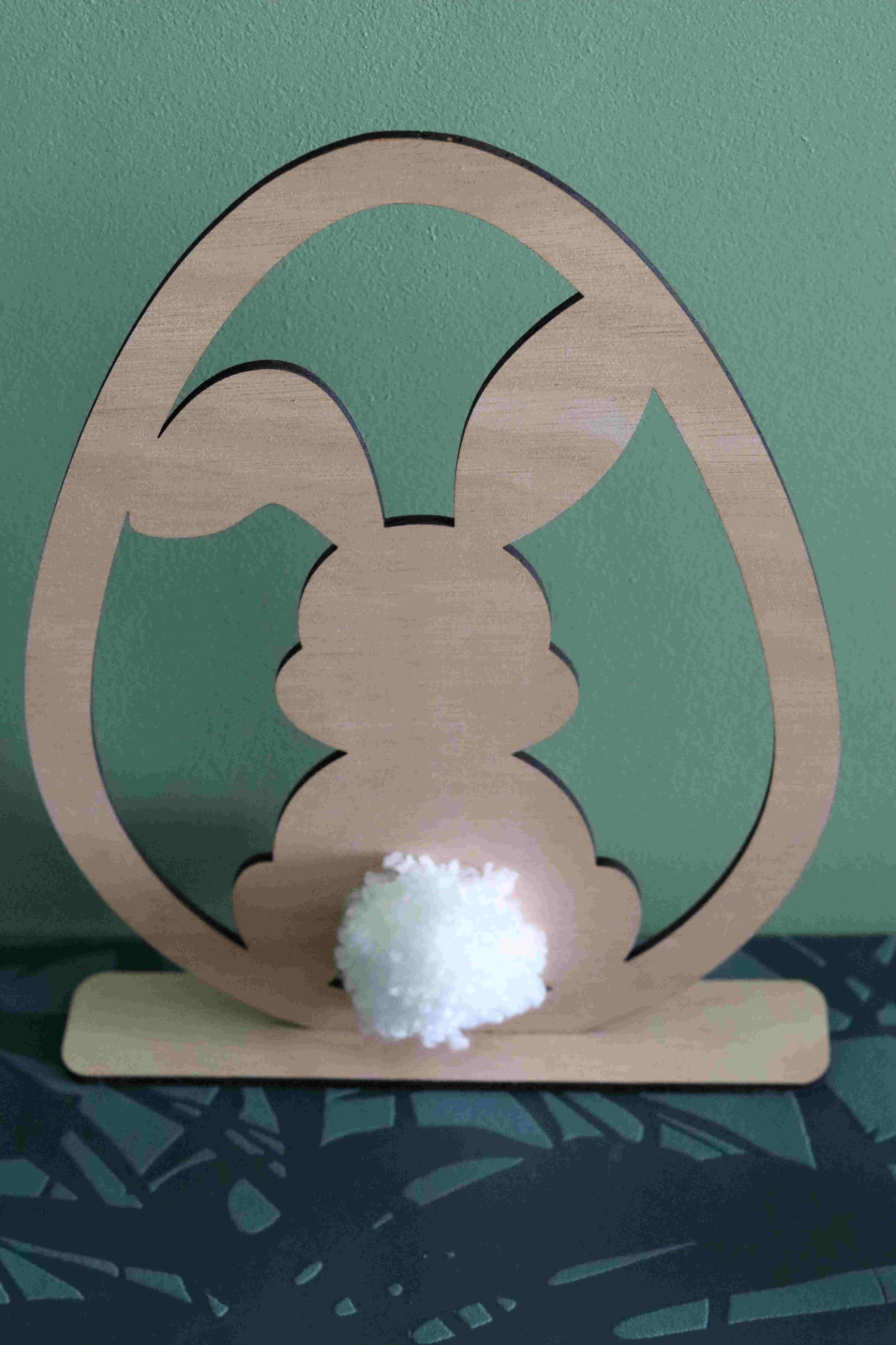 Paashaas met standaard