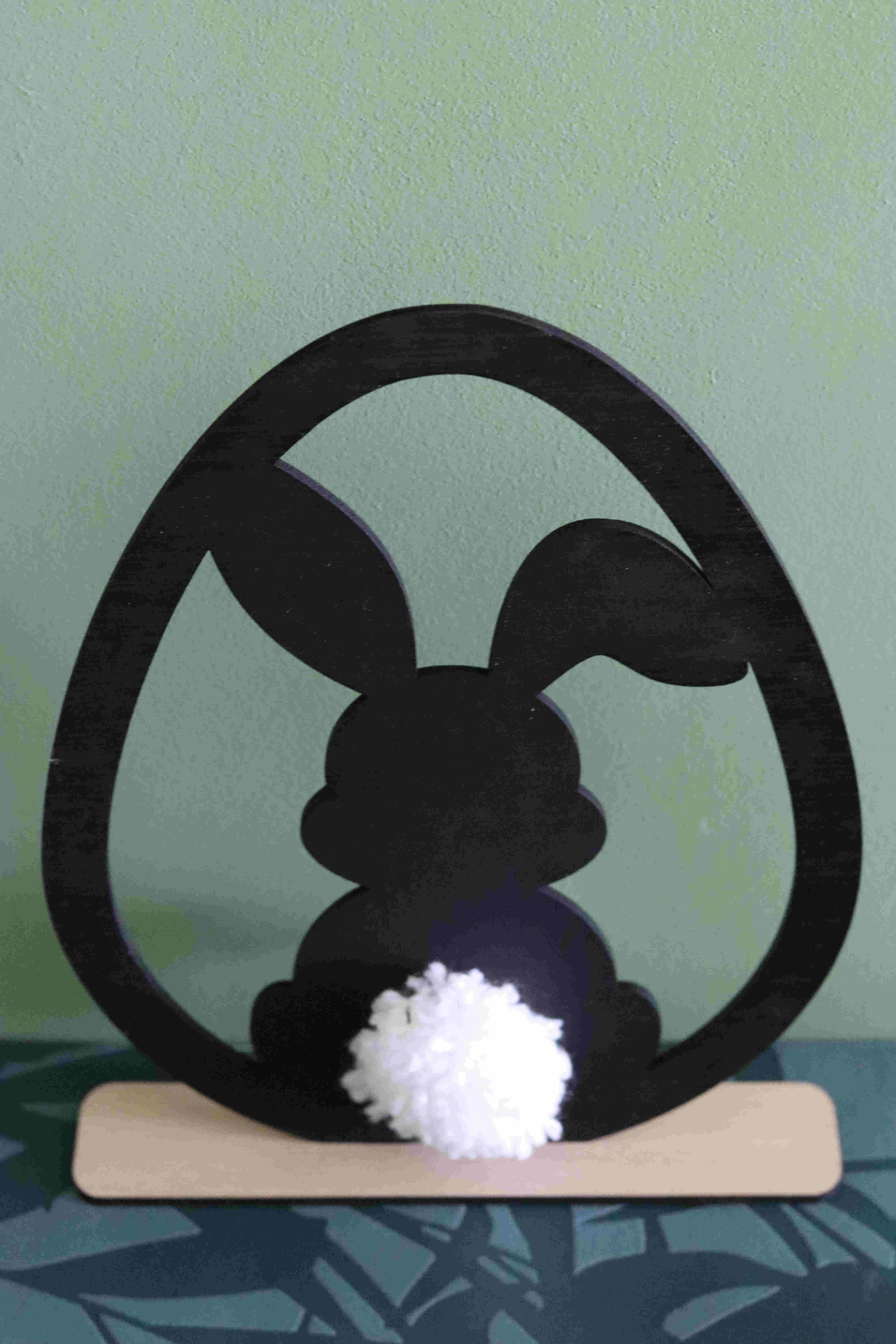 Paashaas met standaard