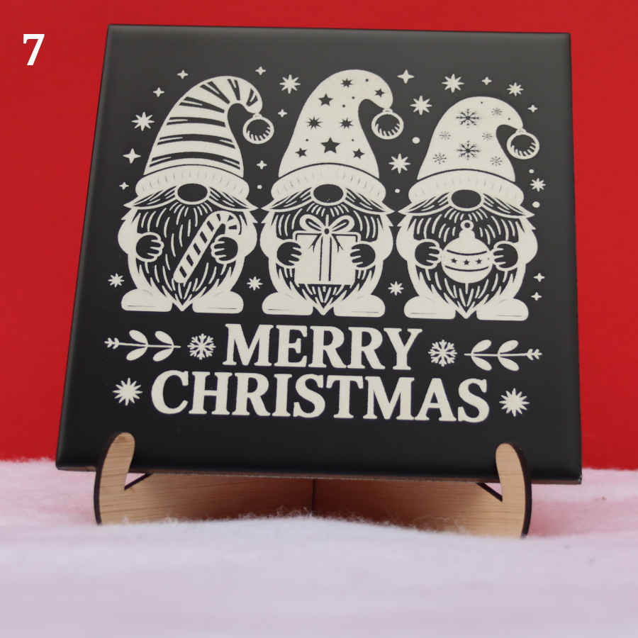 Kerst tegel Merry Christmas