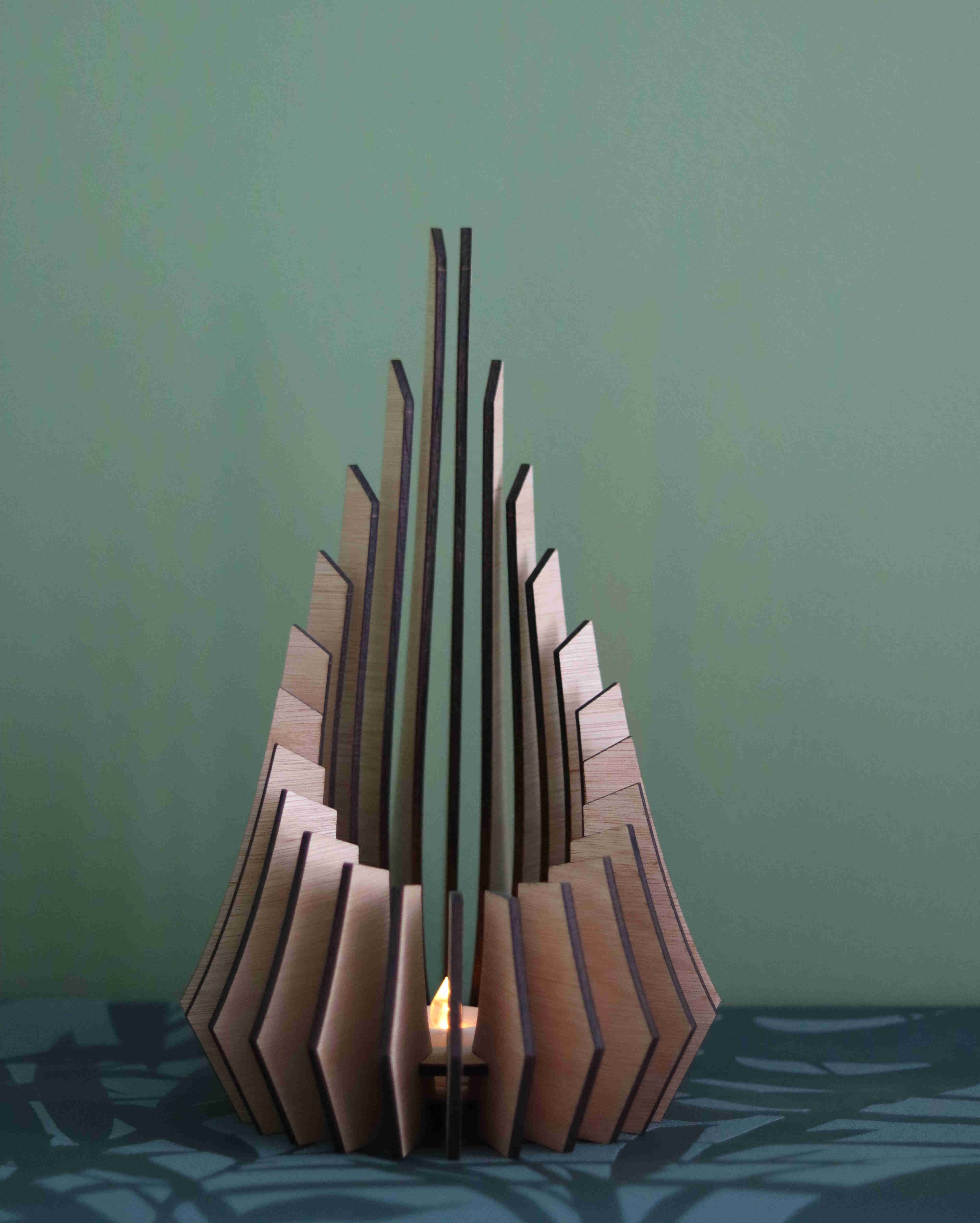 Waxinelicht houder 3 Large