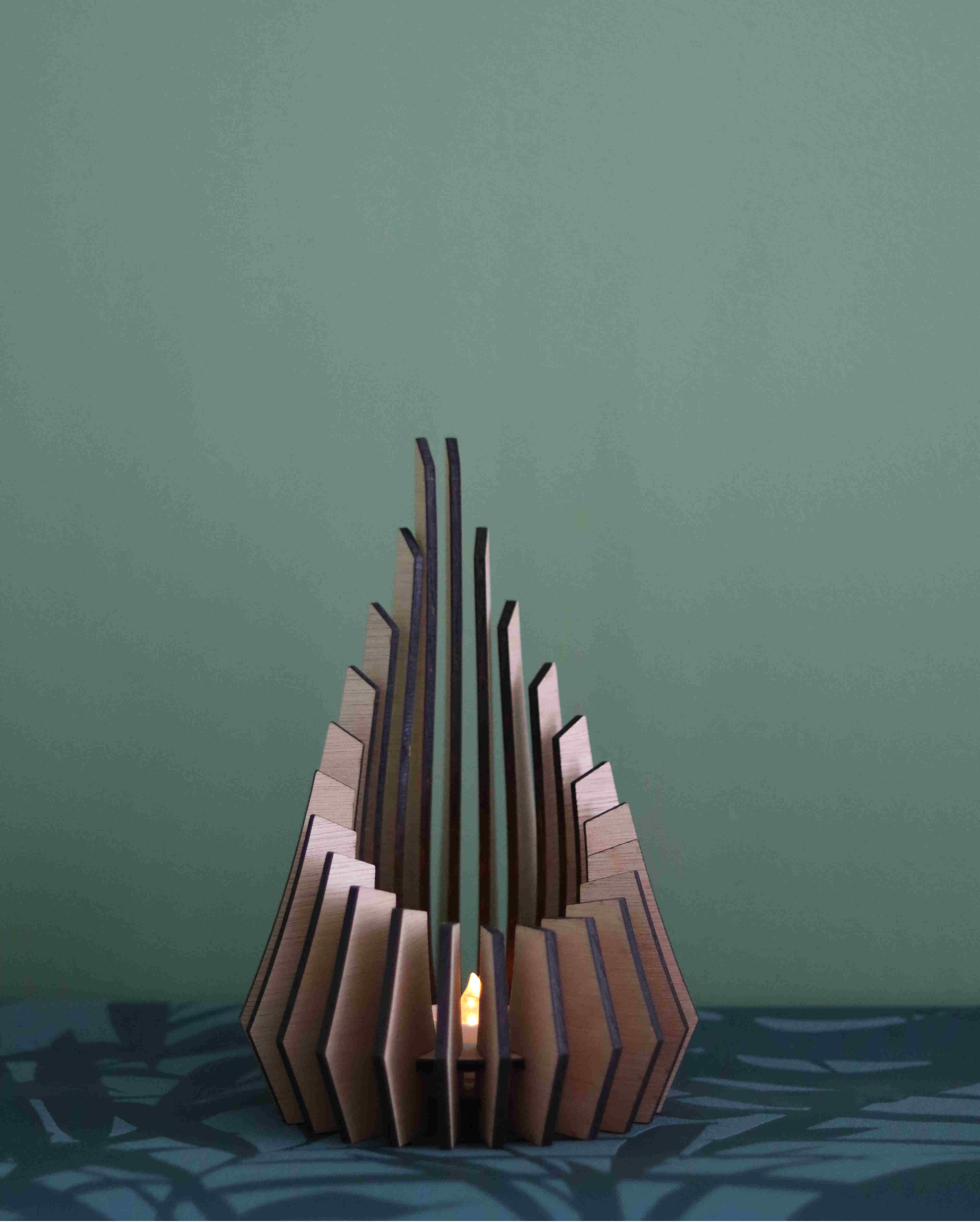 Waxinelicht houder 2 Medium